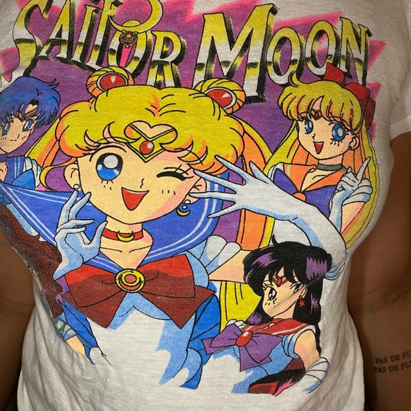 Dolls Kill Other - VINTAGE sailor moon baby tee